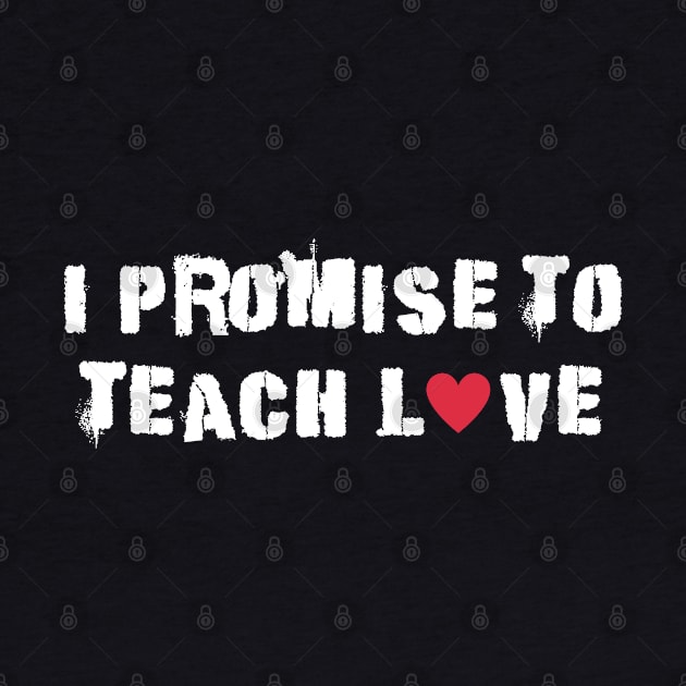 i promise to teach love white punkid by Dolta